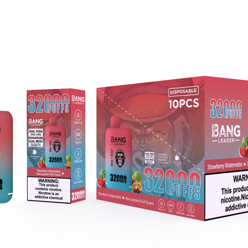 Puff 2 in 1 Bang Leader 32k Züge Einweg Vape Shop Großhandel kostenloser Versand