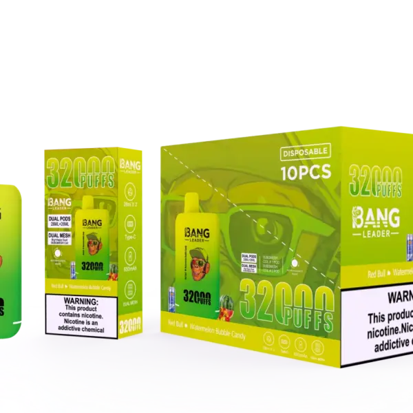 Puff 2 in 1 Bang Leader 32k Züge Einweg Vape Shop Großhandel kostenloser Versand
