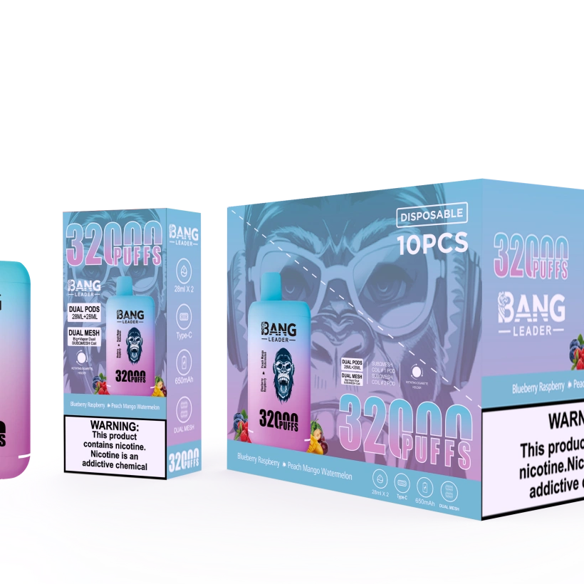 Puff 2 in 1 Bang Leader 32k Züge Einweg Vape Shop Großhandel kostenloser Versand