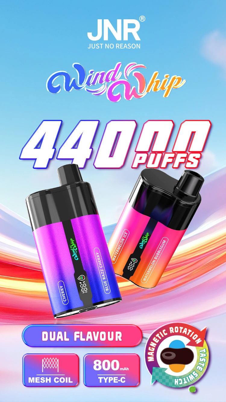 Puff 44k JNR 44000 Puffs Windwhip 2 in 1 Einweg Vape Shop Kostenloser Versand