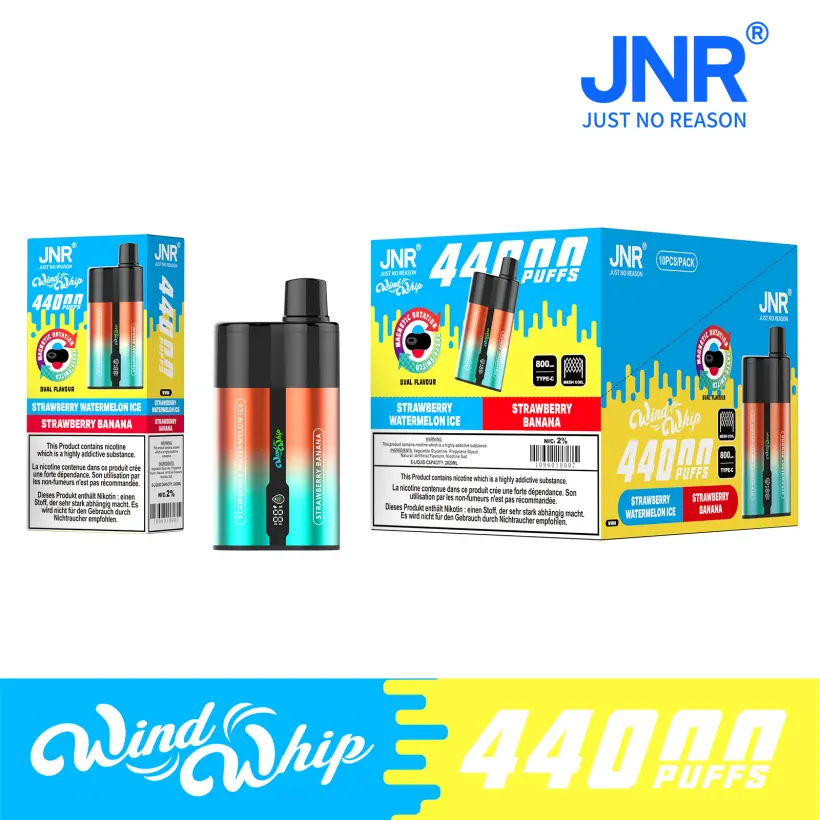 Puff 44k JNR 44000 Puffs Windwhip 2 in 1 Einweg Vape Shop Kostenloser Versand