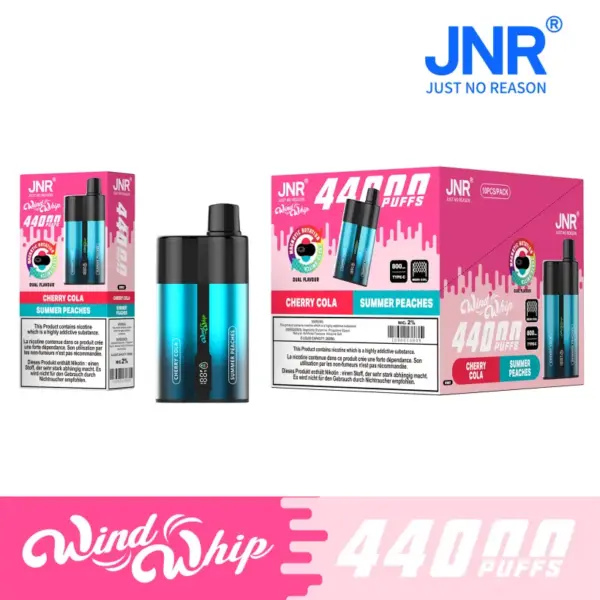 Puff 44k JNR 44000 Puffs Windwhip 2 in 1 Einweg Vape Shop Kostenloser Versand