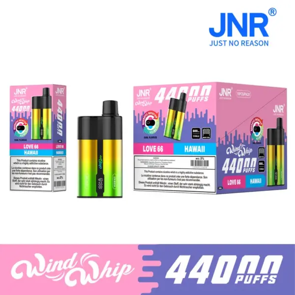 Puff 44k JNR 44000 Puffs Windwhip 2 in 1 Einweg Vape Shop Kostenloser Versand