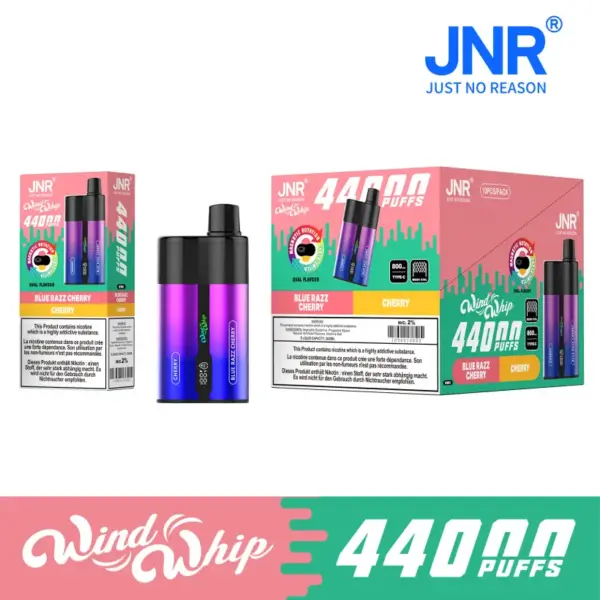 Puff 44k JNR 44000 Puffs Windwhip 2 in 1 Einweg Vape Shop Kostenloser Versand