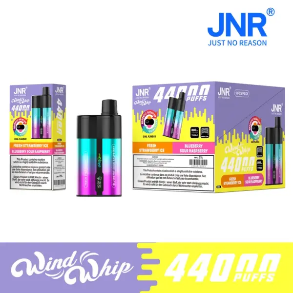 Puff 44k JNR 44000 Puffs Windwhip 2 in 1 Einweg Vape Shop Kostenloser Versand