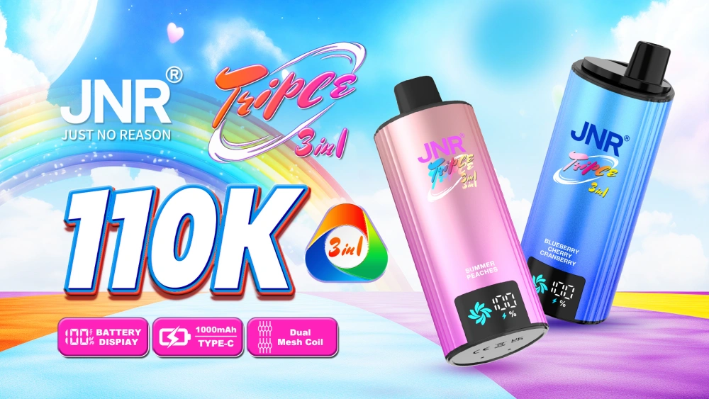 Puff JNR 110K Puffs Triple 3 in 1 Einweg Vape 110000 Kostenloser Versand