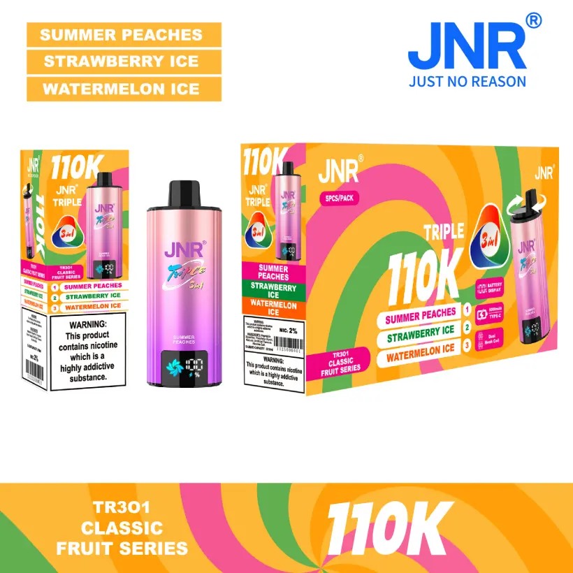 Puff JNR 110K Puffs Triple 3 in 1 Einweg Vape 110000 Kostenloser Versand
