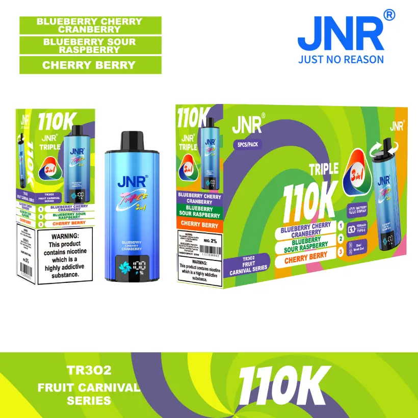 Puff JNR 110K Puffs Triple 3 in 1 Einweg Vape 110000 Kostenloser Versand