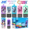Puff JNR 120K Quads 120000 Puffs 4 in 1 Einweg Vape Shop Großhandel Kostenloser Versand
