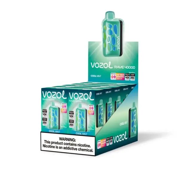 Vozol Rave 40000 Züge 40K Einweg Vape Dual Power Modus Kostenloser Versand EU Lager