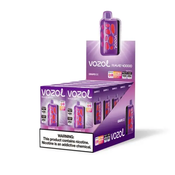 Vozol Rave 40000 Züge 40K Einweg Vape Dual Power Modus Kostenloser Versand EU Lager
