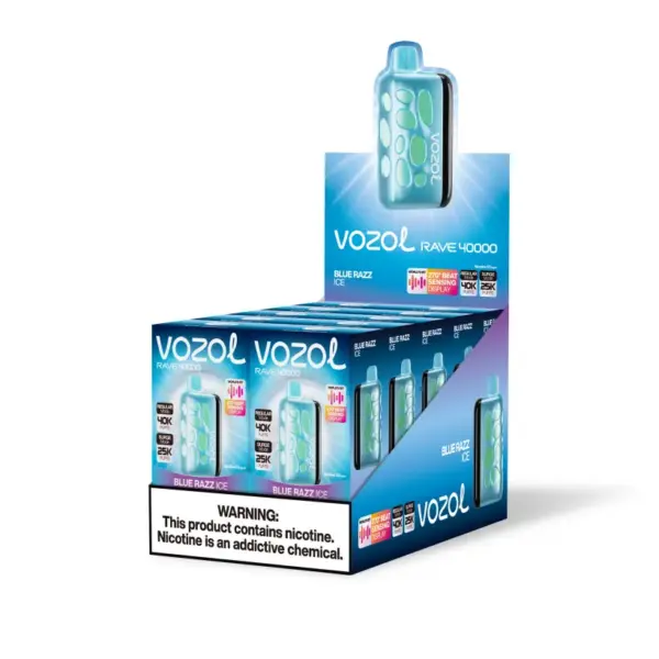 Vozol Rave 40000 Züge 40K Einweg Vape Dual Power Modus Kostenloser Versand EU Lager