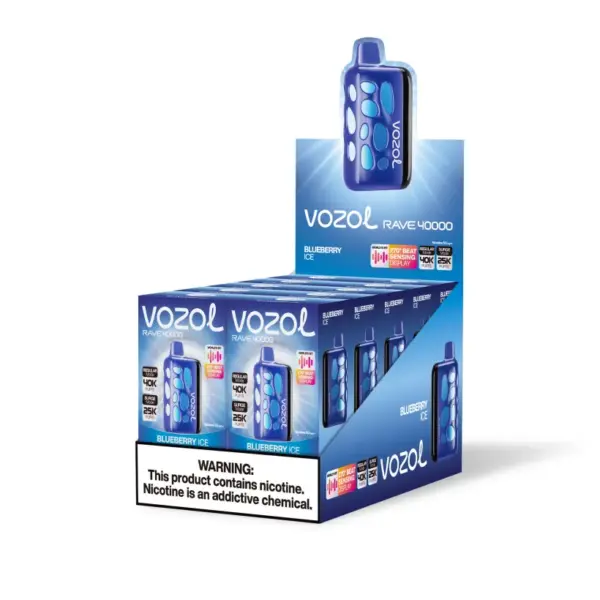 Vozol Rave 40000 Züge 40K Einweg Vape Dual Power Modus Kostenloser Versand EU Lager