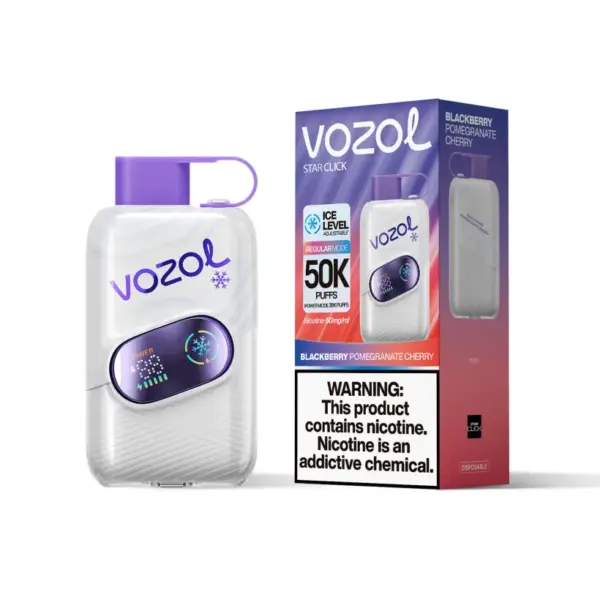 Vozol Star 50k Züge 50000 Ice Control Einweg Vape Kostenloser Versand EU Lager
