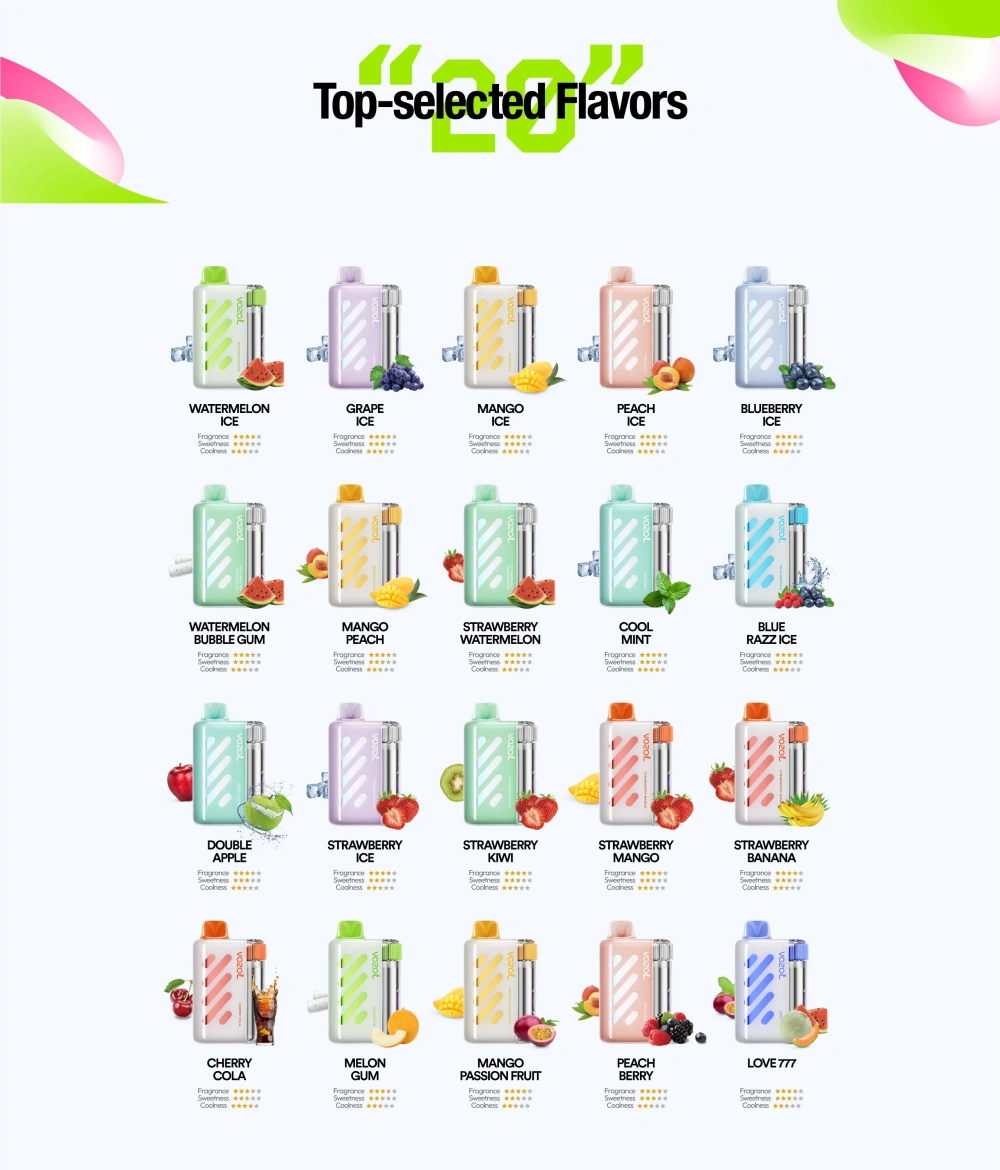 Vozol Vista 40000 Züge 40K Einweg Vape Shop Kostenloser Versand EU Lager