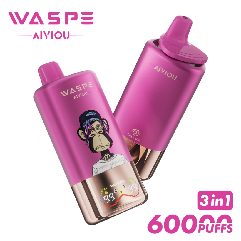 WASPE 60000 Züge 3 in 1 Einweg Vape AIVIOU Kostenloser Versand EU Lager