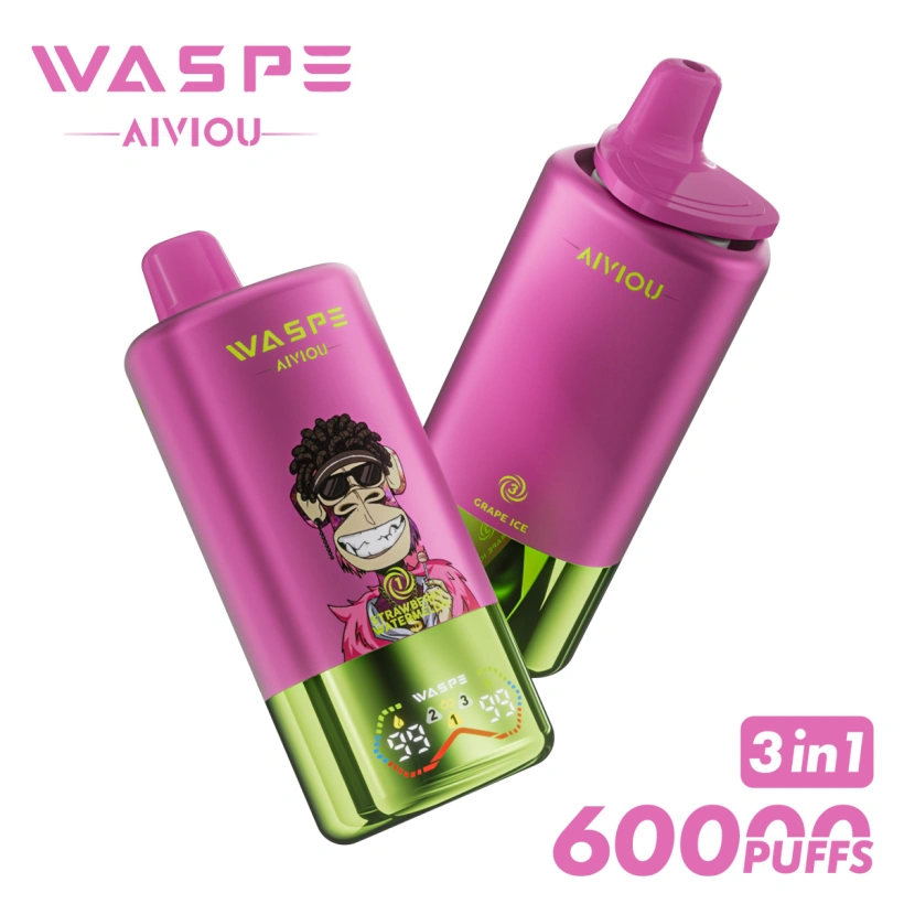 WASPE 60000 Züge 3 in 1 Einweg Vape AIVIOU Kostenloser Versand EU Lager