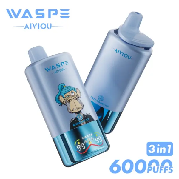 WASPE 60000 Züge 3 in 1 Einweg Vape AIVIOU Kostenloser Versand EU Lager