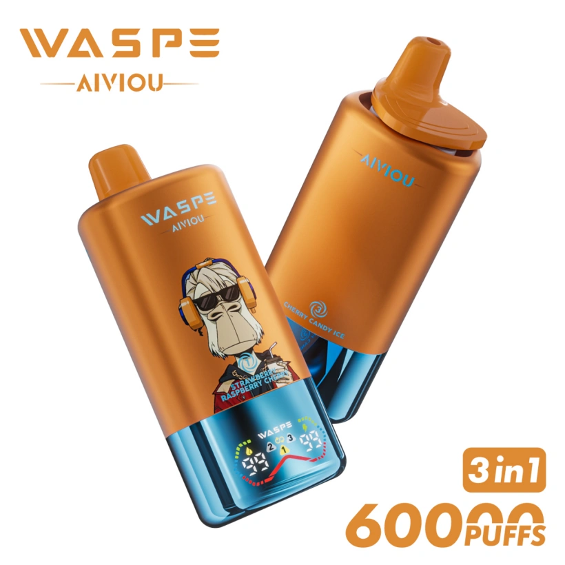 WASPE 60000 Züge 3 in 1 Einweg Vape AIVIOU Kostenloser Versand EU Lager