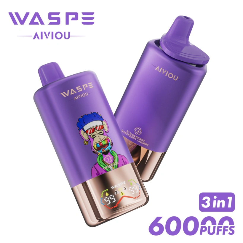 WASPE 60000 Züge 3 in 1 Einweg Vape AIVIOU Kostenloser Versand EU Lager