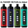 Al Fakher 15K Puffs Ice Adjust Einweg Vape Pen 15000 Kostenloser Versand