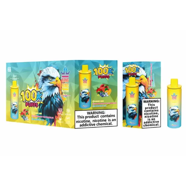 Bang King 100000 Puffs 100K Einweg Vape 3 in 1 Triple Aromen Kostenloser Versand Großhandel