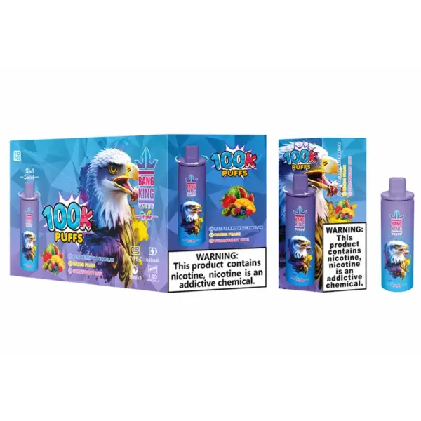 Bang King 100000 Puffs 100K Einweg Vape 3 in 1 Triple Aromen Kostenloser Versand Großhandel