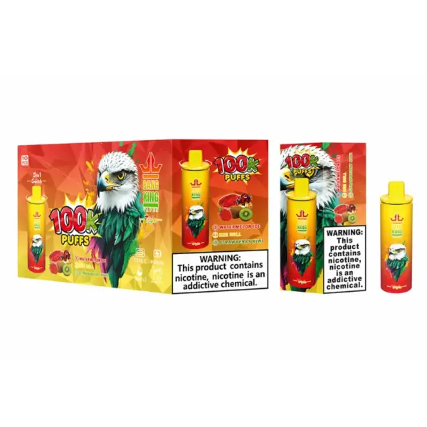 Bang King 100000 Puffs 100K Einweg Vape 3 in 1 Triple Aromen Kostenloser Versand Großhandel
