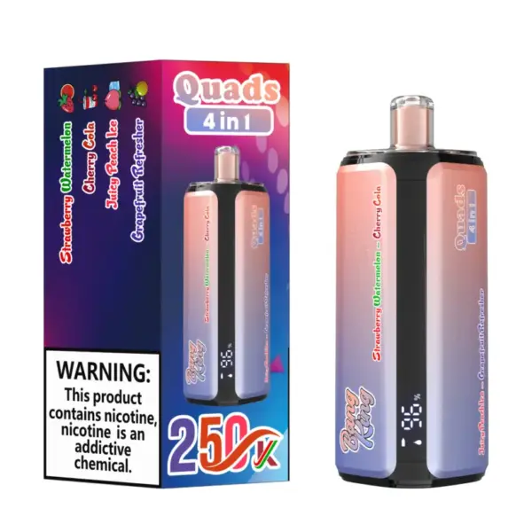 Bang King 250k Züge 4 in 1 Quads Einweg Vape 250000 Kostenloser Versand China-Lager