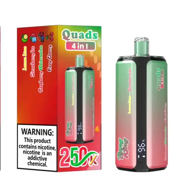 Bang King 250k Züge 4 in 1 Quads Einweg Vape 250000 Kostenloser Versand China-Lager