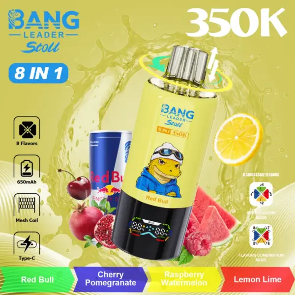 Bang Leader 350k Züge Stoll Einweg Vape 350000 Kostenloser Versand China-Lager