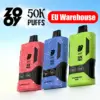 EU Vape ZOOY 50000 Puffs 50k Bildschirm Beste Einweg E-Zigarette Kostenloser Versand