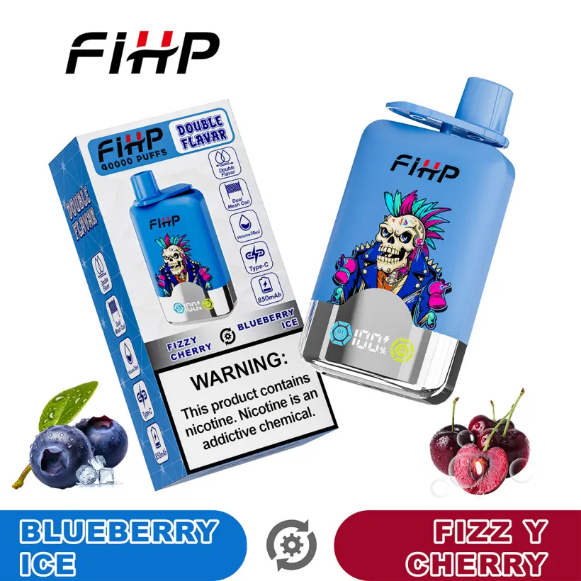 FIHP 40k Züge 2 in 1 Doppel Aromen Einweg Vape 40000 EU Lager