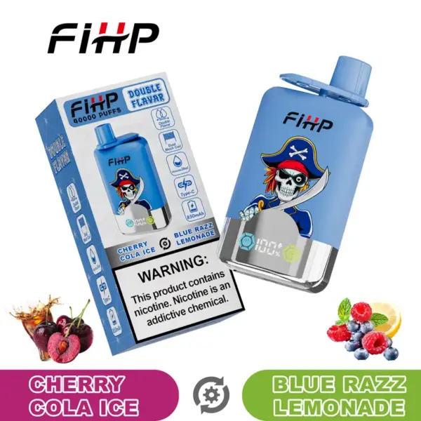 FIHP 40k Züge 2 in 1 Doppel Aromen Einweg Vape 40000 EU Lager