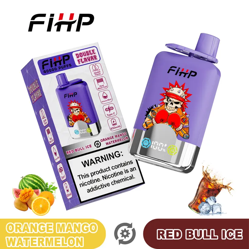 FIHP 40k Züge 2 in 1 Doppel Aromen Einweg Vape 40000 EU Lager