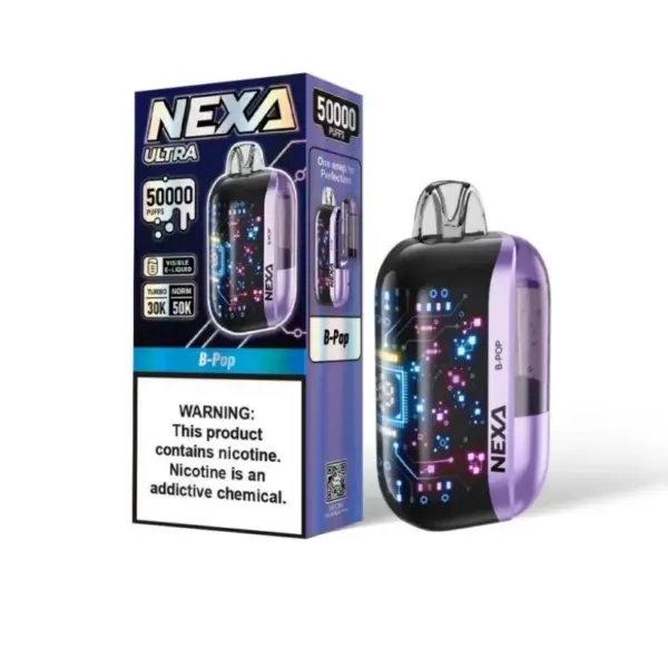 NEXA 50k Puffs Utral 50000 Crystal Einweg Vape mit 20mg Nikotin Kostenloser Versand