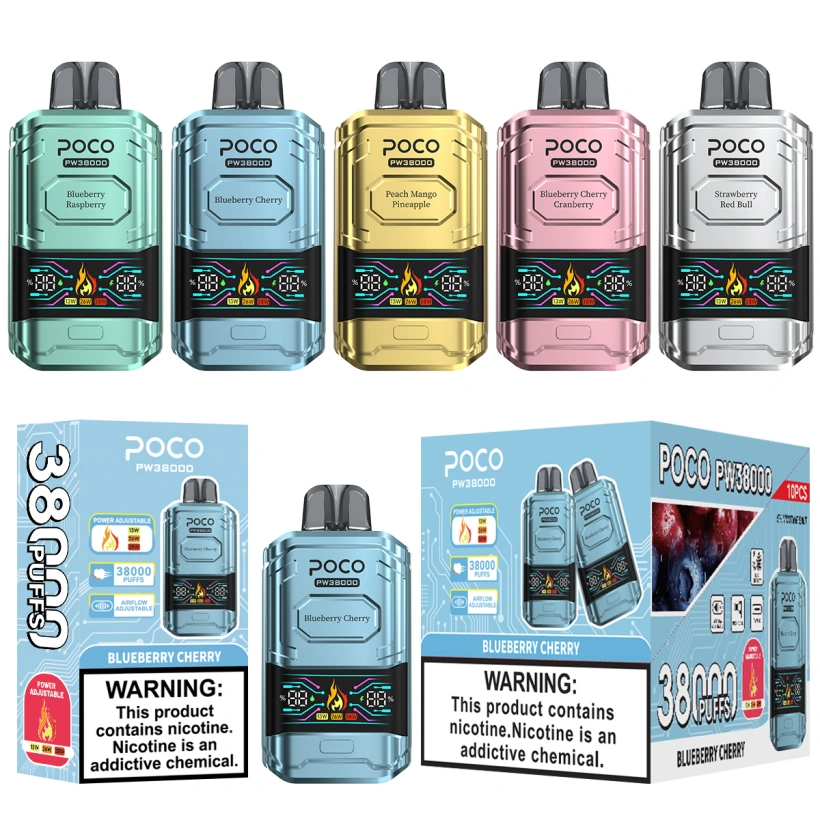 POCO PW 38000 Züge 38K Bester Einweg Vape Pen Kostenloser Versand EU Lager