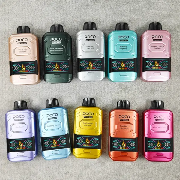POCO PW 38000 Züge 38K Bester Einweg Vape Pen Kostenloser Versand EU Lager