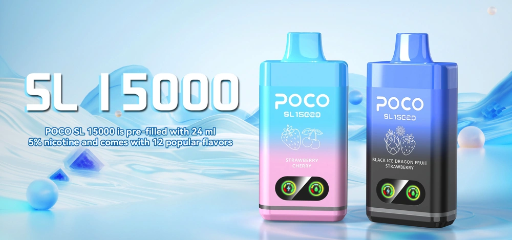 POCO SL 15000 Züge Einweg Vape Großhandel Kostenloser Versand EU Lager