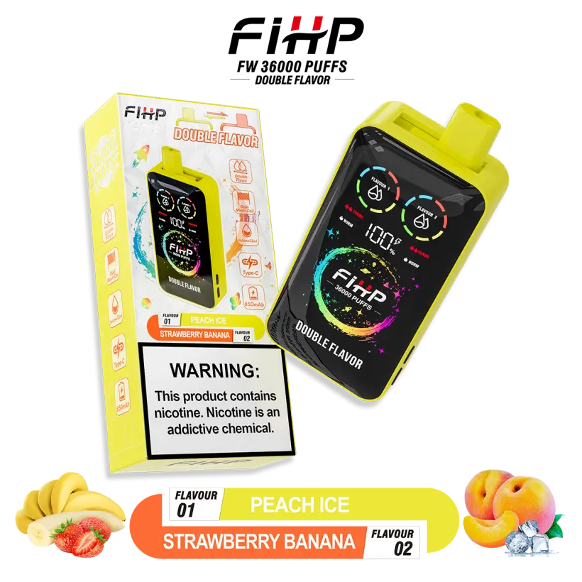 Puff 36k FIHP 36000 Züge 2 in 1 Einweg Vape Pen Kostenloser Versand China Lager