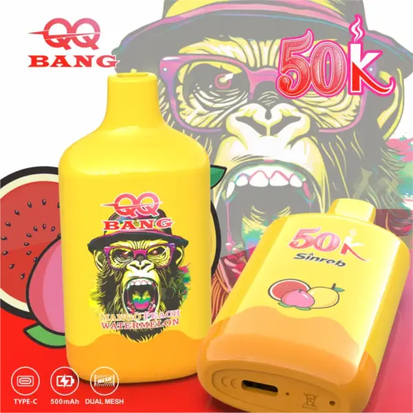 QQ Bang 50000 Puffs 50k Goedkope Wegwerp Vape Prijs Groothandel Gratis Verzending