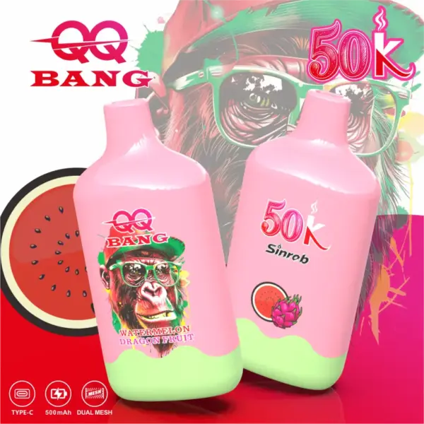 QQ Bang 50000 Puffs 50k Goedkope Wegwerp Vape Prijs Groothandel Gratis Verzending