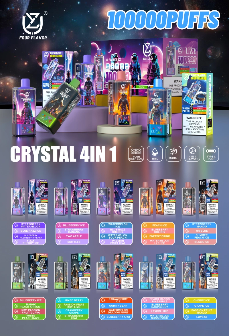 UZY 100K Puffs 4 in 1 Vier Geschmäcker Einweg Vape 100000 Schnelle Lieferung EU Lager