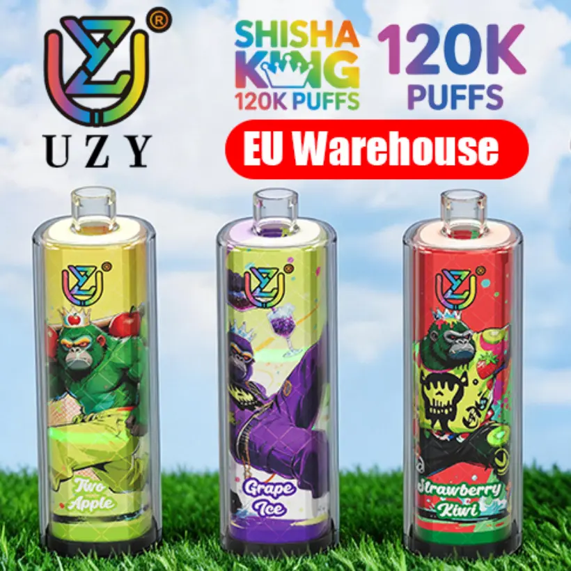 UZY 120K Puffs Shisha King DTL Einweg Vape 120000 EU Lager