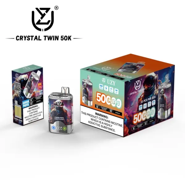 UZY 50K Puffs 2 in 1 Doppelgeschmack Einweg Vape Shop 50000 EU Lager