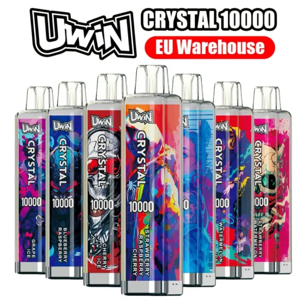 Uwin 10000 Züge 10k Günstig Crystal Einweg Vape Kostenloser Versand EU Lager