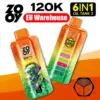 ZOOY 120K Puffs 6-in-1 Einweg Vape 120000 Kostenloser Versand aus EU-Lager