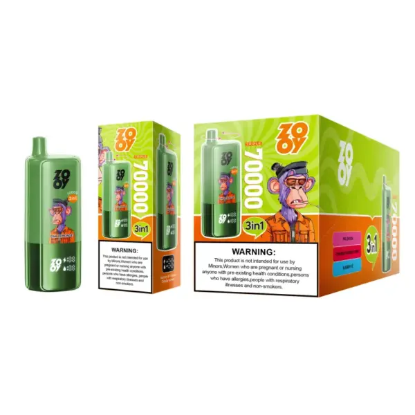 ZOOY 70K Puffs 70000 3 in 1 Drei Geschmäcker Einweg Vape Kostenloser Versand EU Lager