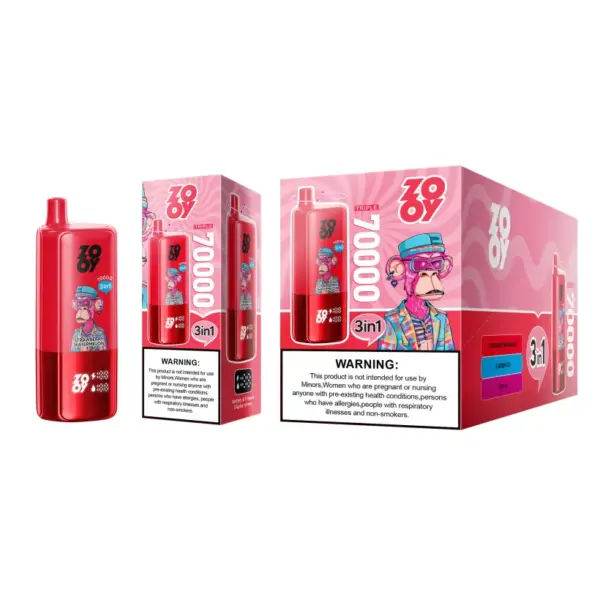 ZOOY 70K Puffs 70000 3 in 1 Drei Geschmäcker Einweg Vape Kostenloser Versand EU Lager