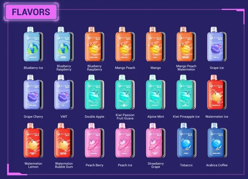 ELF BAR 25K Puffs 25000 RAYA D3 Einweg Vape EU Lager